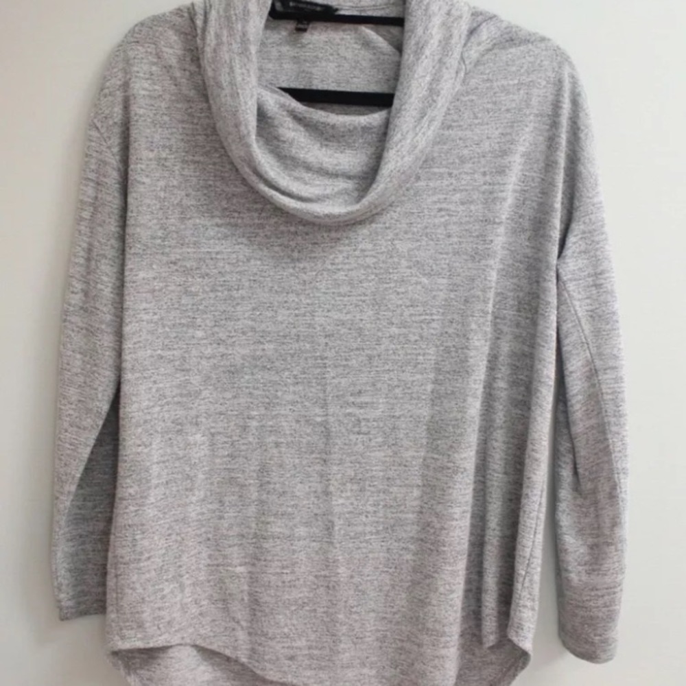 Banana Republic Gray Cowl Funnel Neck Sweater Size Medium